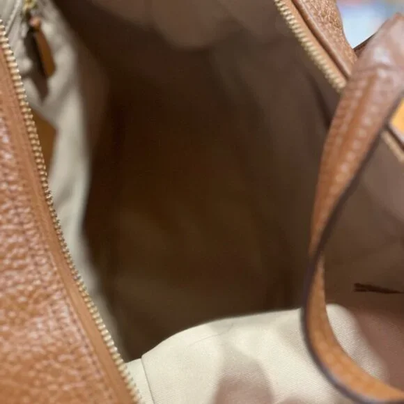 Coach Hadley Luxe Grain Leather Zip Satchel - Picture 3 of 7